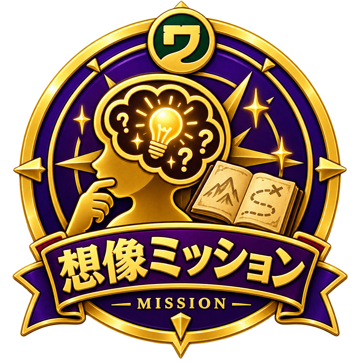 想像ミッションのエンブレム